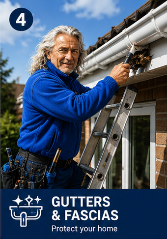 Gutters & Fascias Cleaning