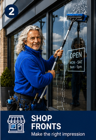 Shop Fronts Cleaning